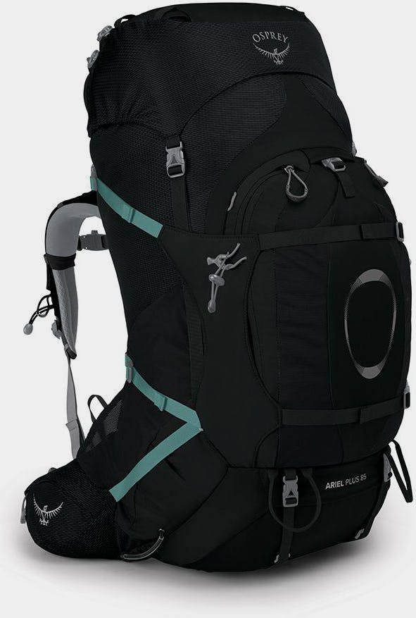 Osprey Ariel Plus 85 W Musta 01