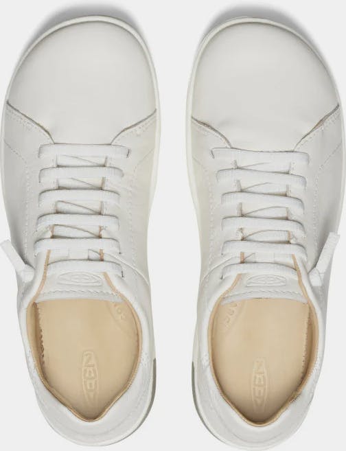 Keen Women's KNX Leather Sneaker White 06