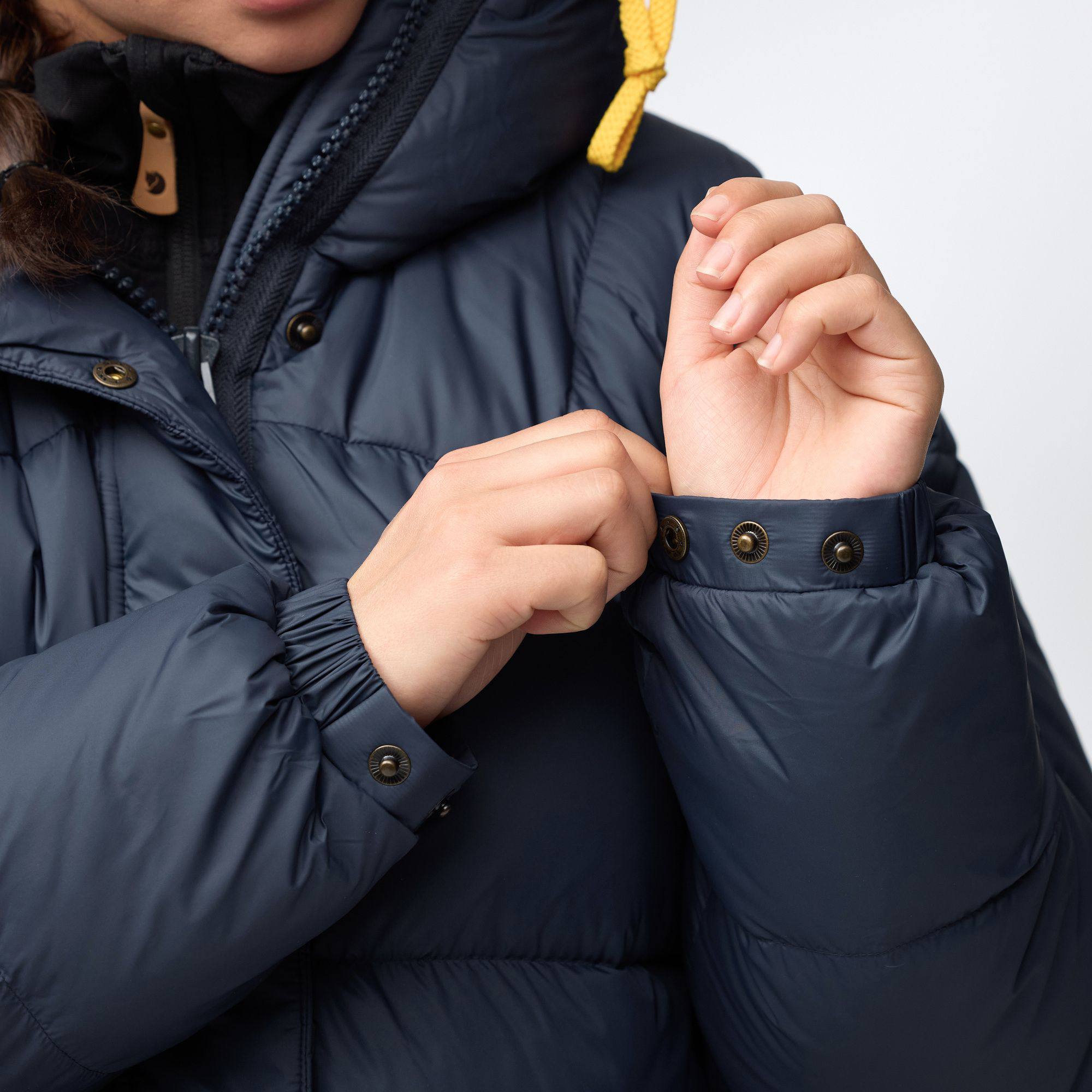 Fjällräven Women's Expedition Long Down Parka Navy 12