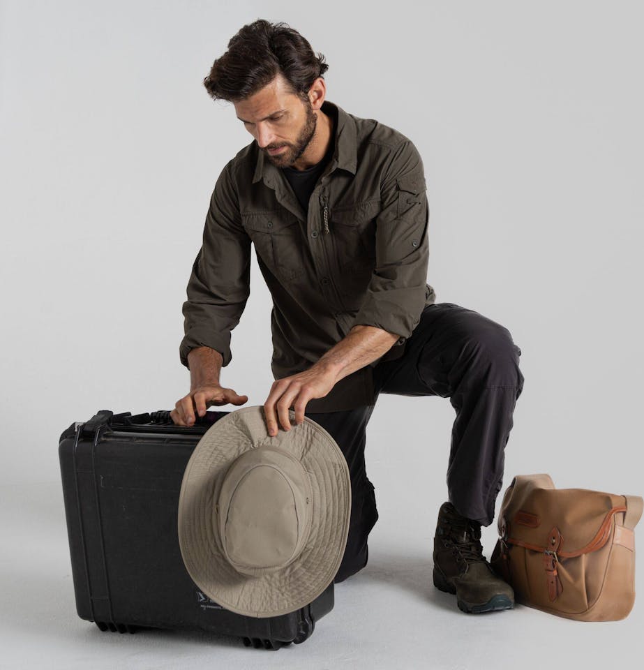 Craghoppers Men's Nosilife Adventure LS III Shirt Dark green 09