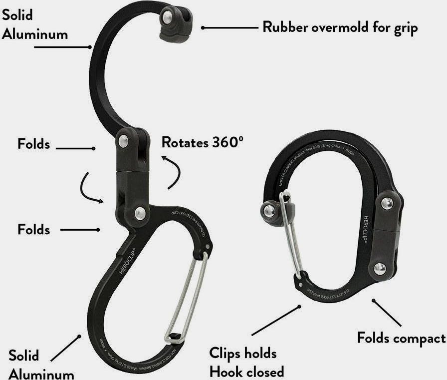 Heroclip Medium Musta 03