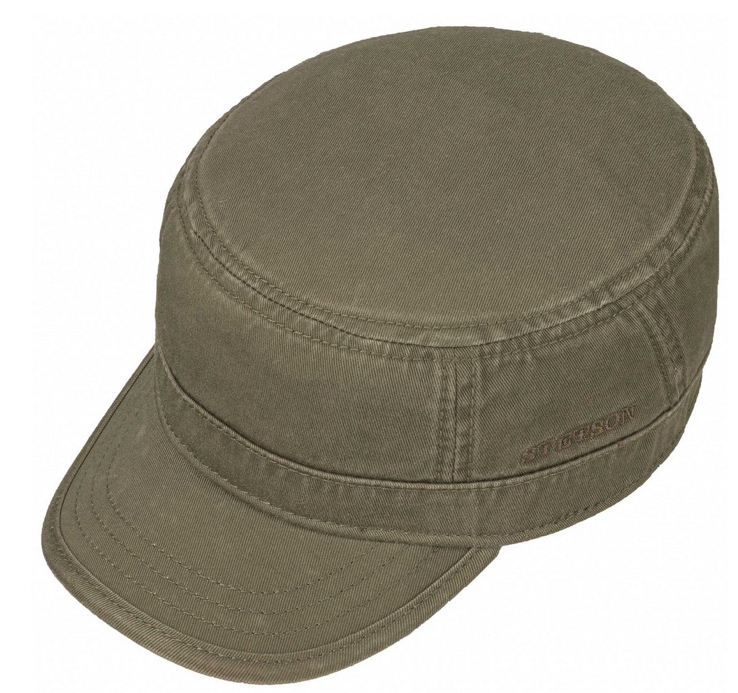 Stetson Army Cap Cotton Musta 02