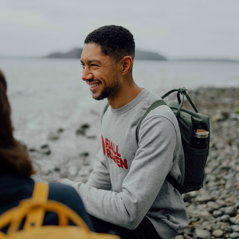 Fjällräven Logo Sweater ja Vardag 16 Terracotta 16