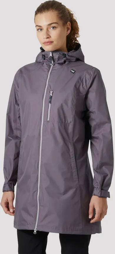 Helly Hansen Women's Long Belfast Jacket Smoked Purple 01
