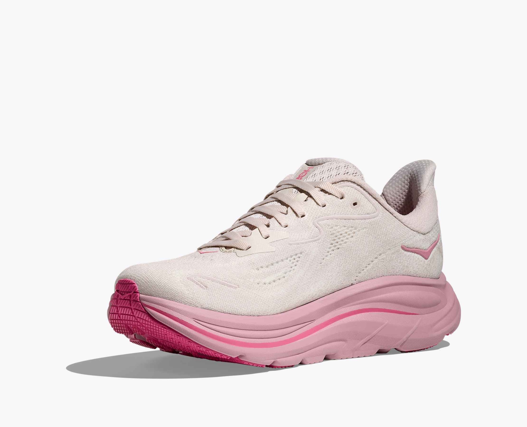 Hoka Women's Clifton 10 & Skyflow Jacket Musta/Rose 27