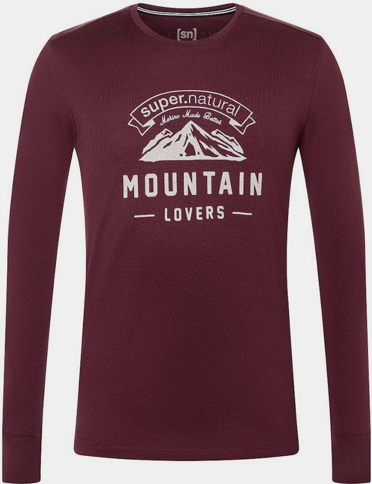 Supernatural Men's Mountain Lovers LS Wine 01
