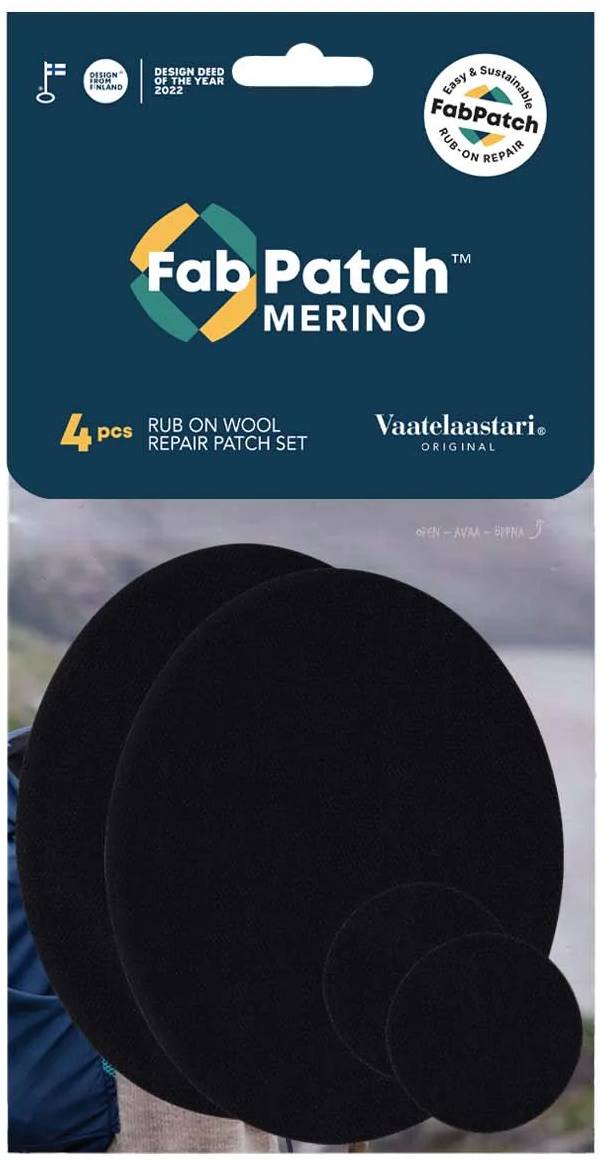 FabPatch Vaatelaastari Merino Musta 03