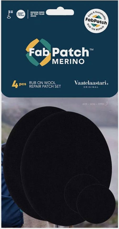 FabPatch Apparel Bandaid, Merino Black 03