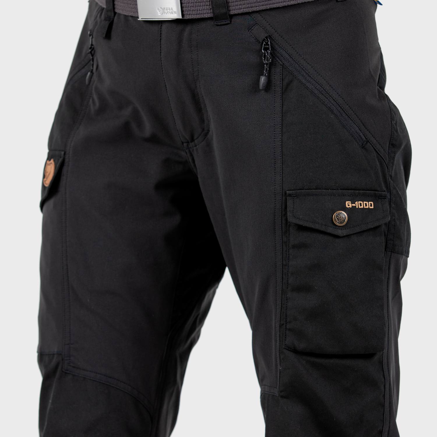 Fjällräven Nikka Trousers Curved Musta 07