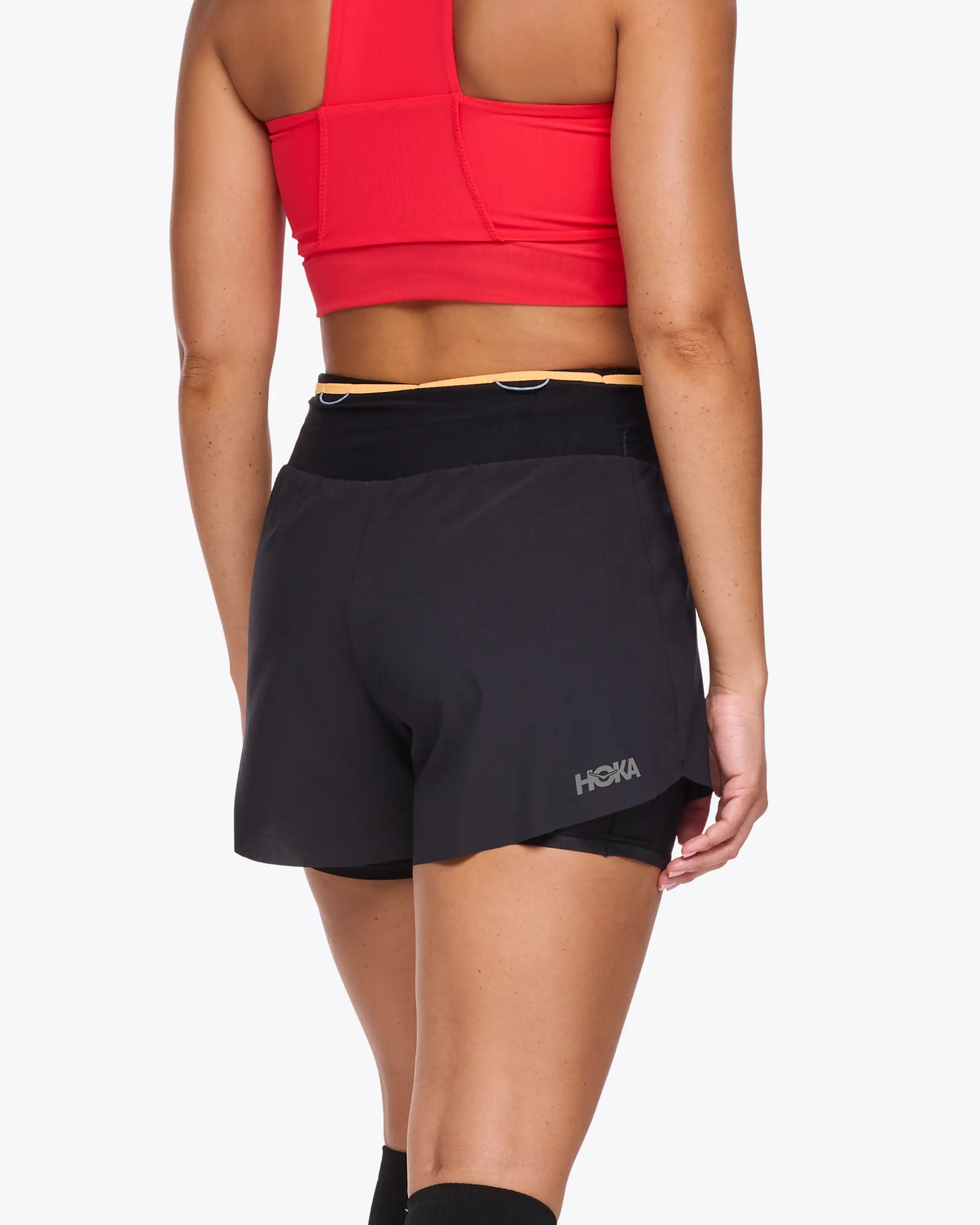 Hoka Women's Skyglide Trail Shorts Black 02