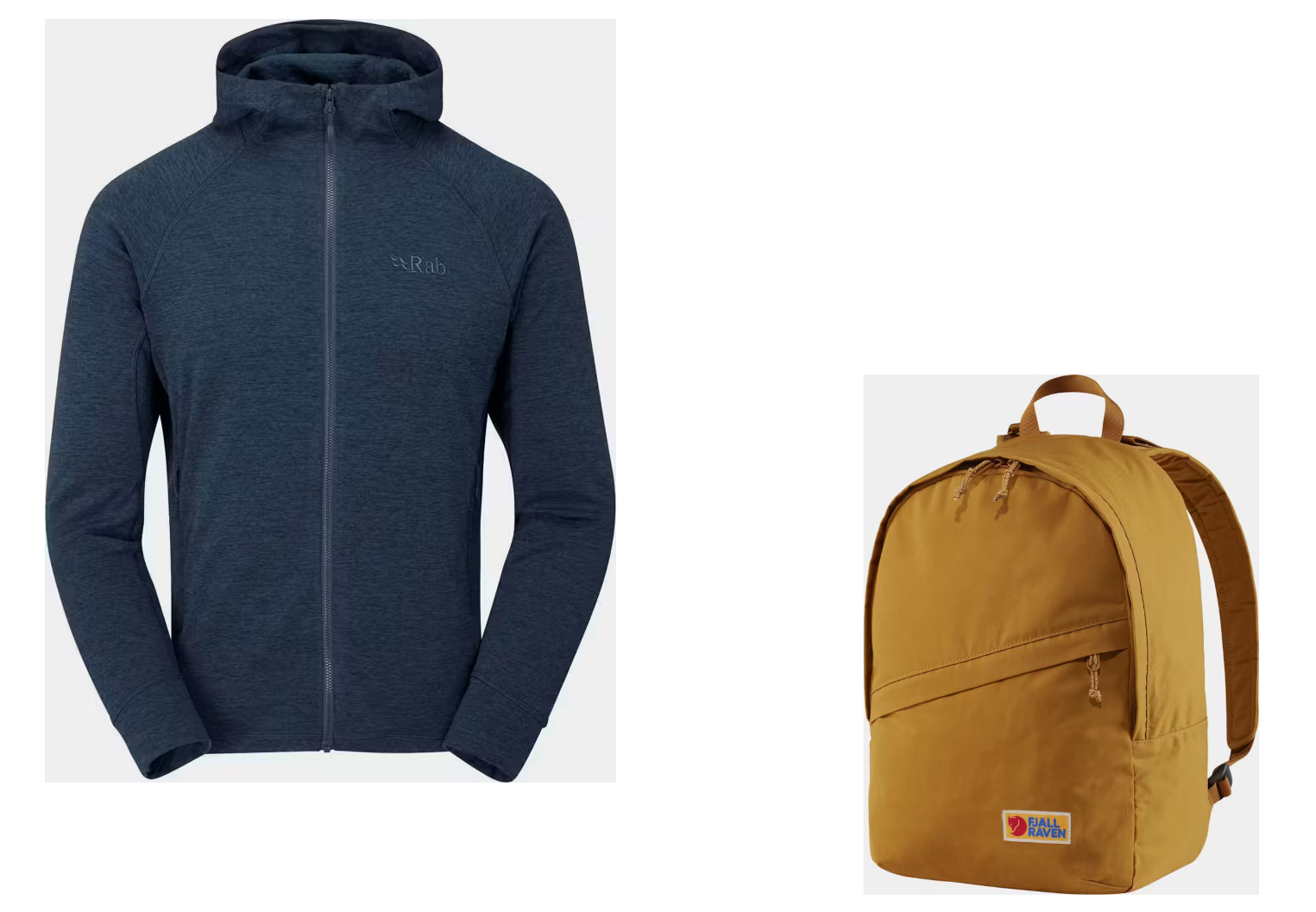 Fjällräven Vardag 25 ja Rab Men's Nexus Hoody