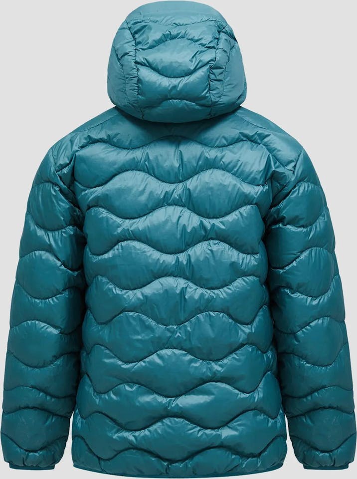 Peak Performance Men's Helium Down Hood Jacket Hydro Fresh - Infinity Teel 04