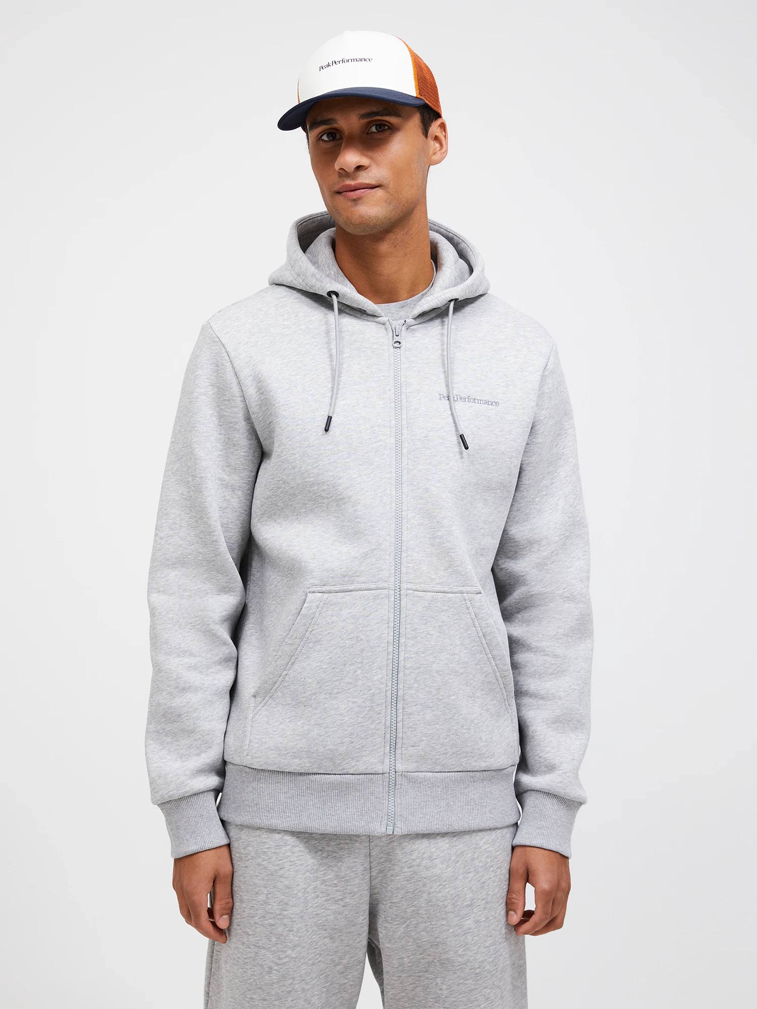 Peak Performance Men's Original Small Logo Vaaleanharmaa 03