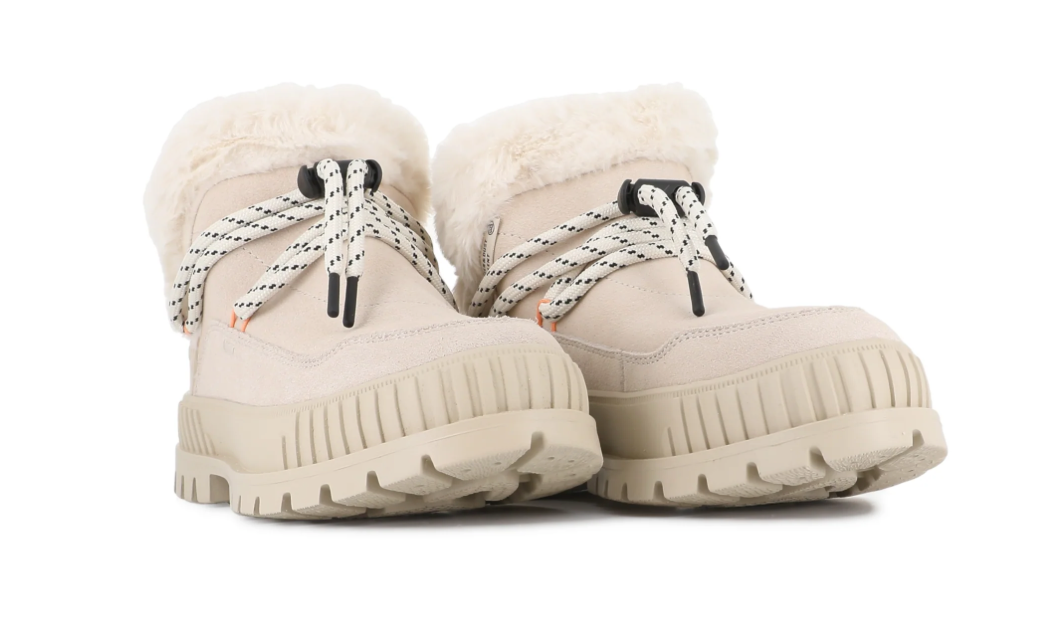 Palladium Women's Pallashock Hiver Lo Almond(Manteli) 06