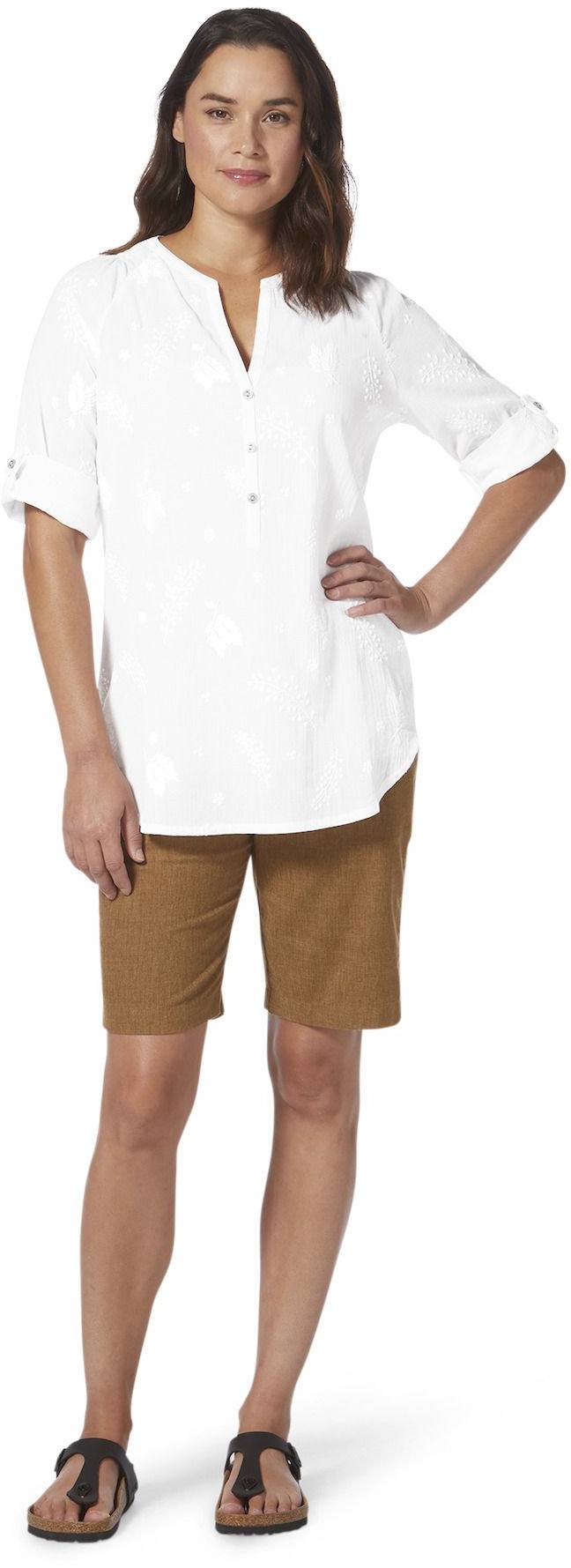 Royal Robbins Women's Oasis Tunic II 3/4 Sleeve Valkoinen 03