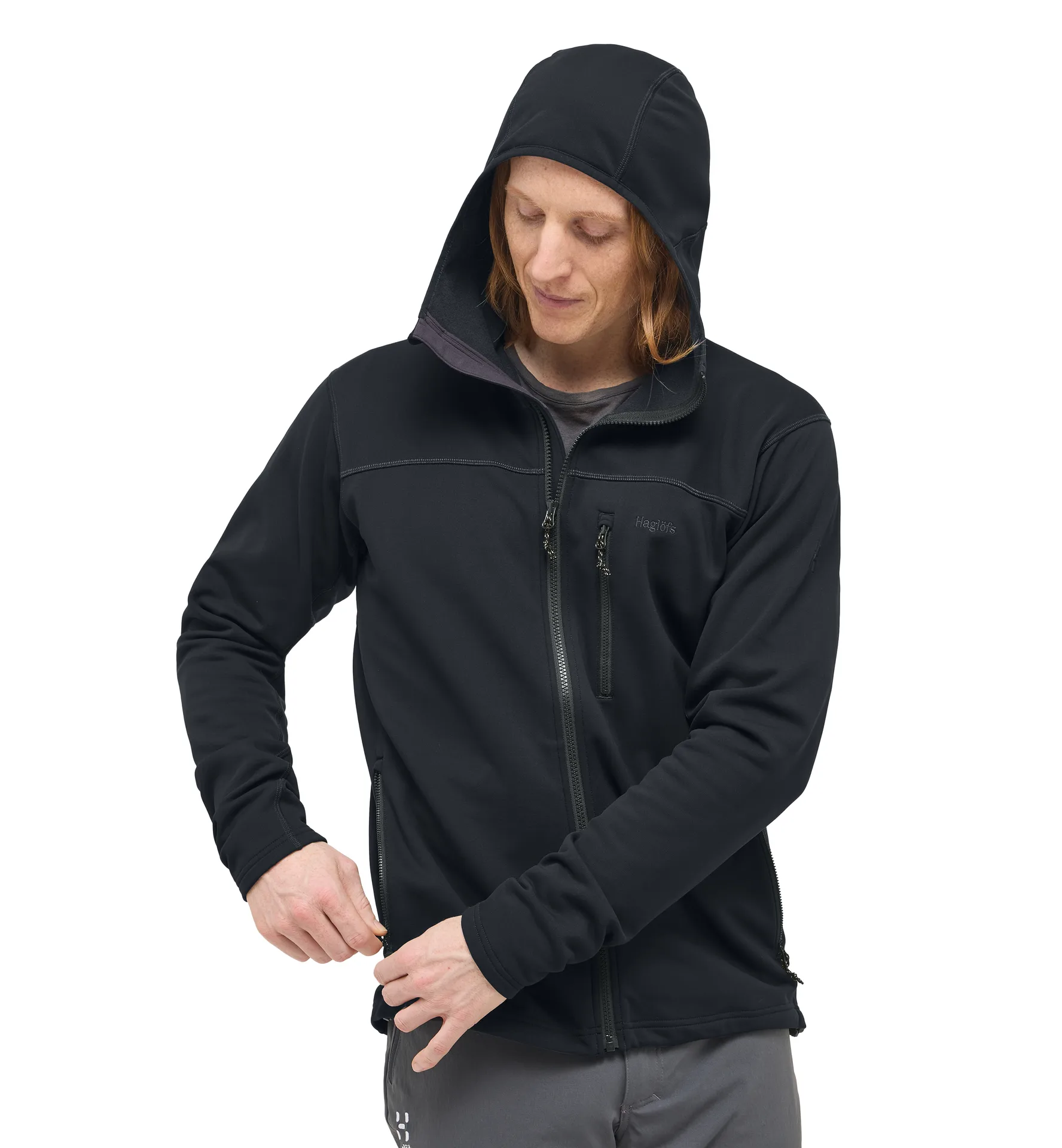 Haglöfs Men's Rosson Mid Hood Black 03