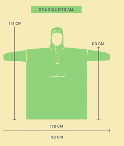 Rainkiss Poncho Digi Spring Camo  06