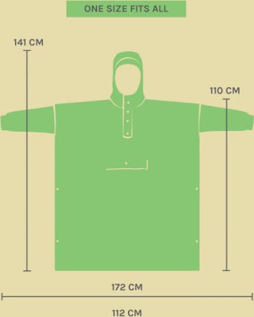 Rainkiss Poncho Digi Spring Camo  06