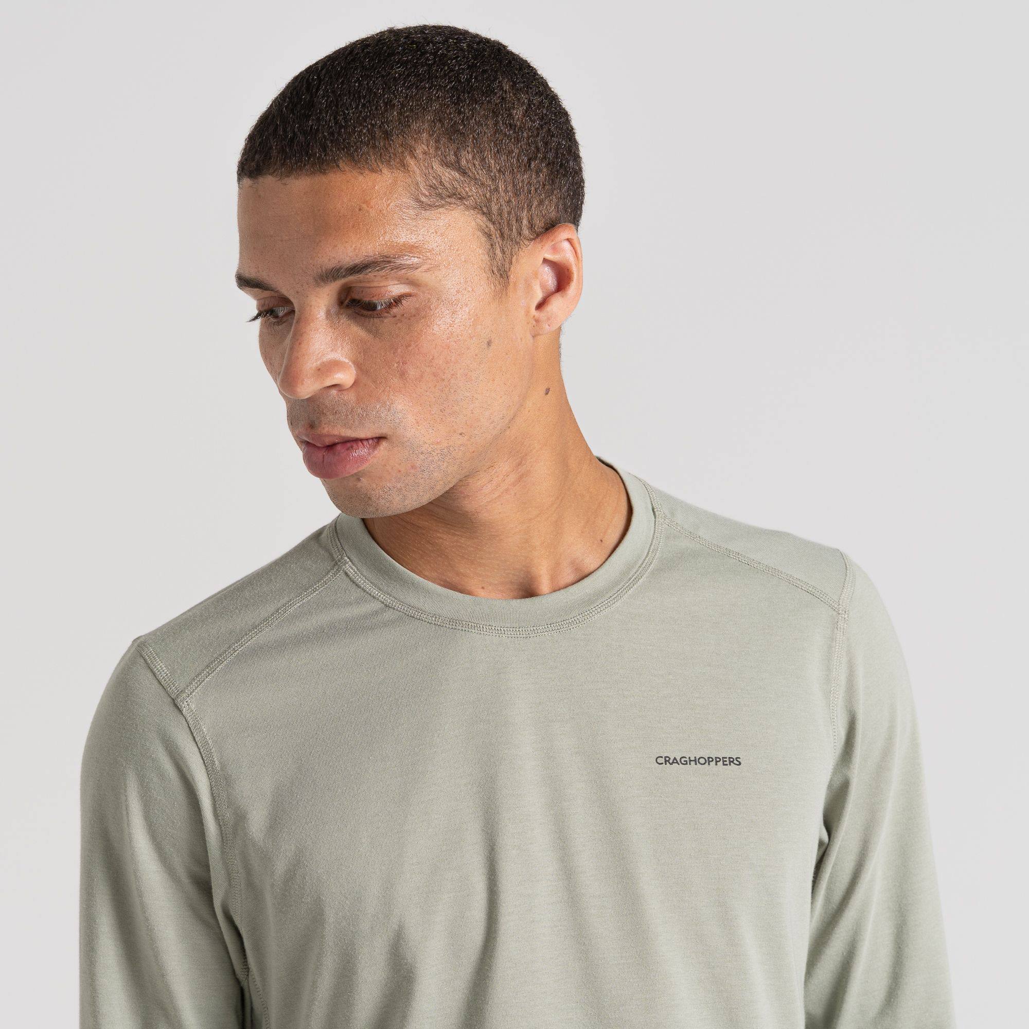 Craghoppers Kevyt paita ja katkolahjehousut miehille Tummanharmaa 25