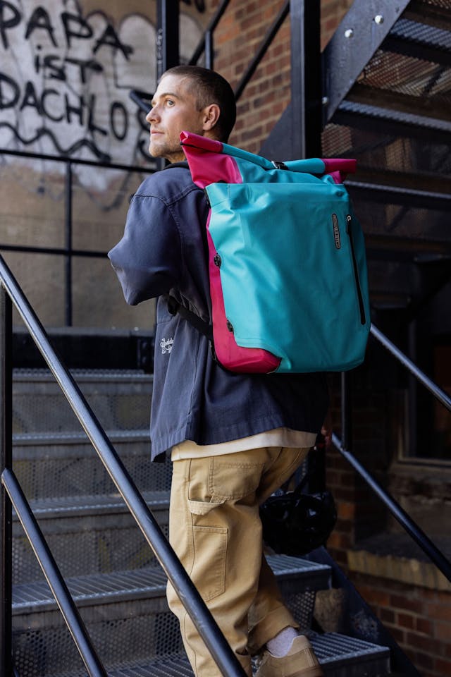 Ortlieb Vario Cyber 26L Sininen / Pinkki 10