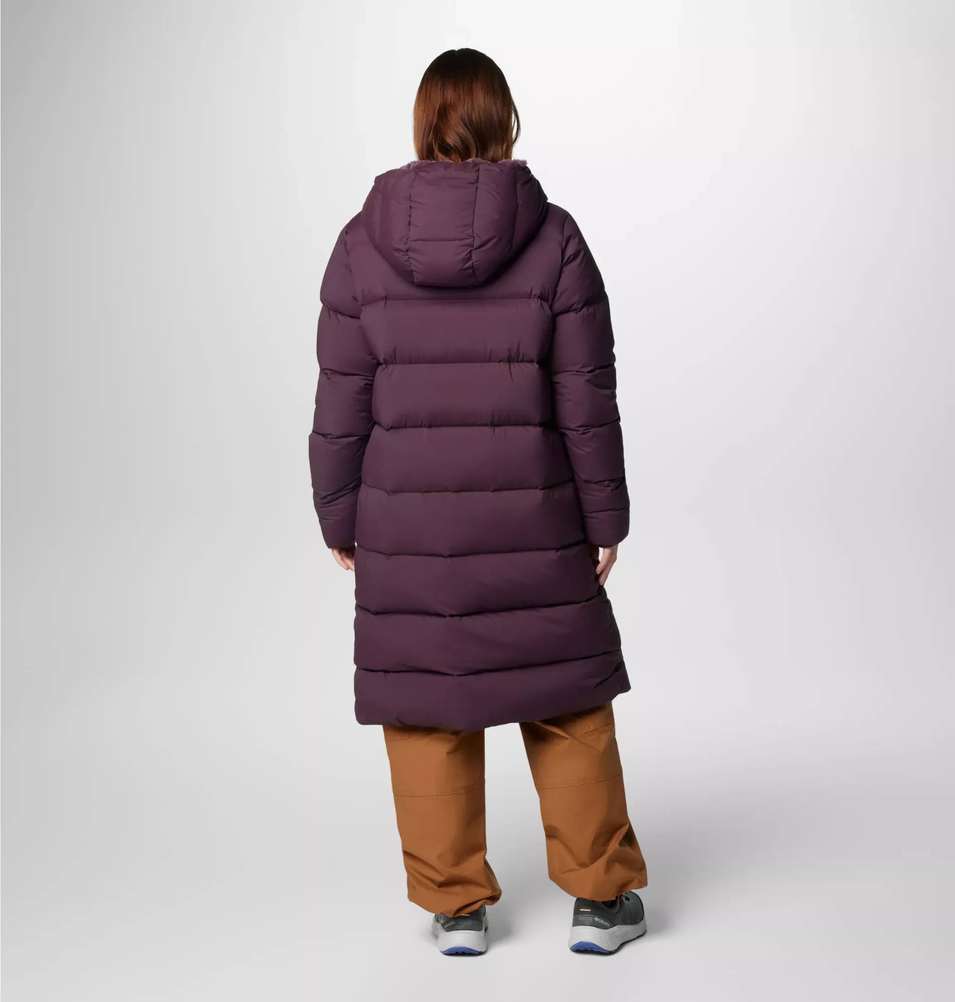 Columbia Women's Boundless Day Long Down Jacket Moonvista 02