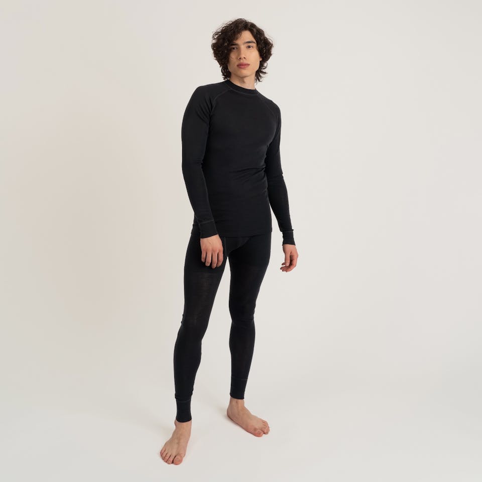 North Outdoor Men's Multi Action Merino 200 Set Black 04