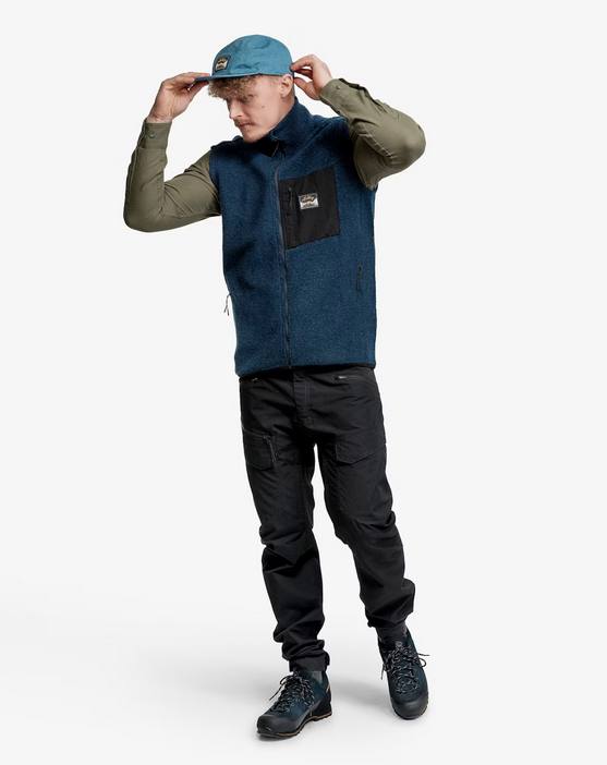 Lundhags Men's Flok Wool Vest Pile Sininen 02