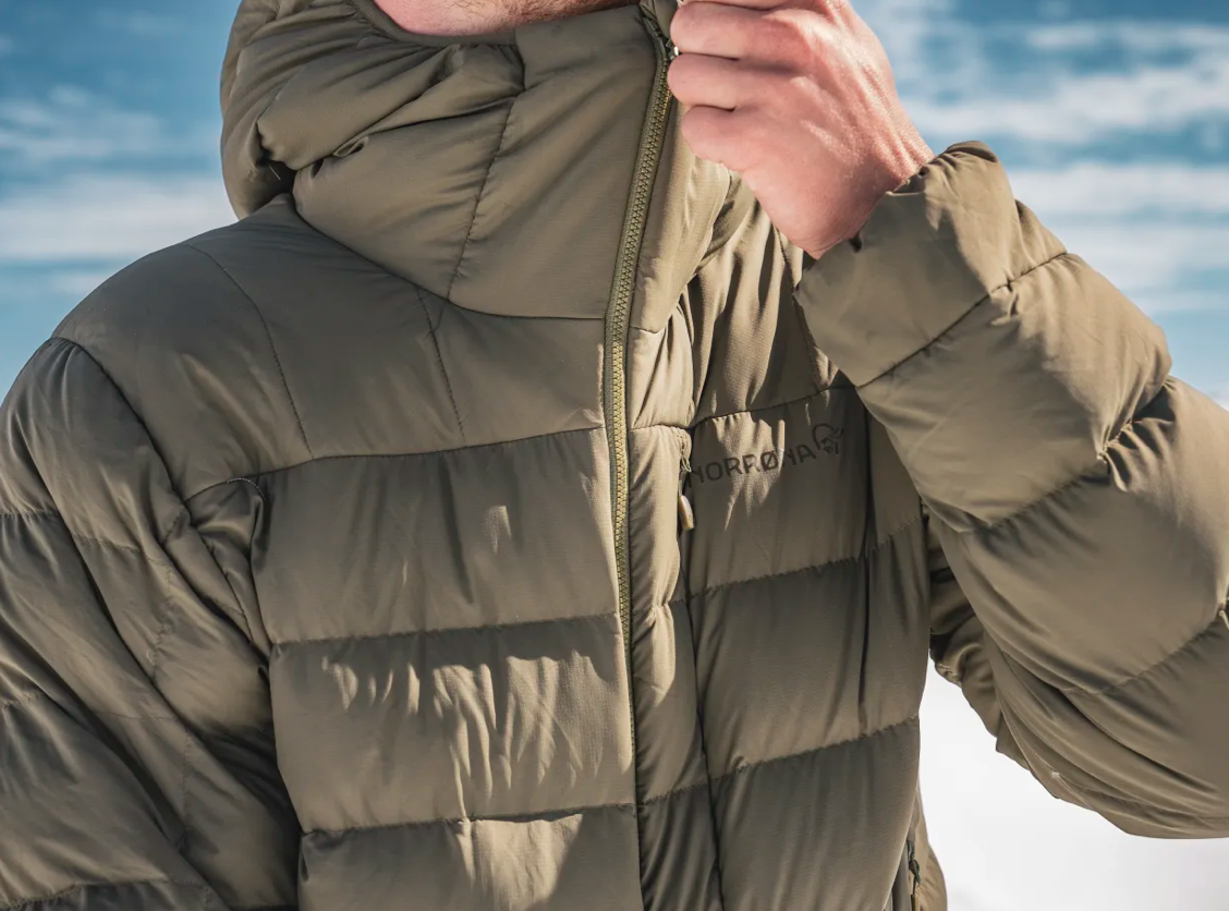 Norrøna Men's Femund Down 700 Hood - Miesten untuvatakki Olive 07