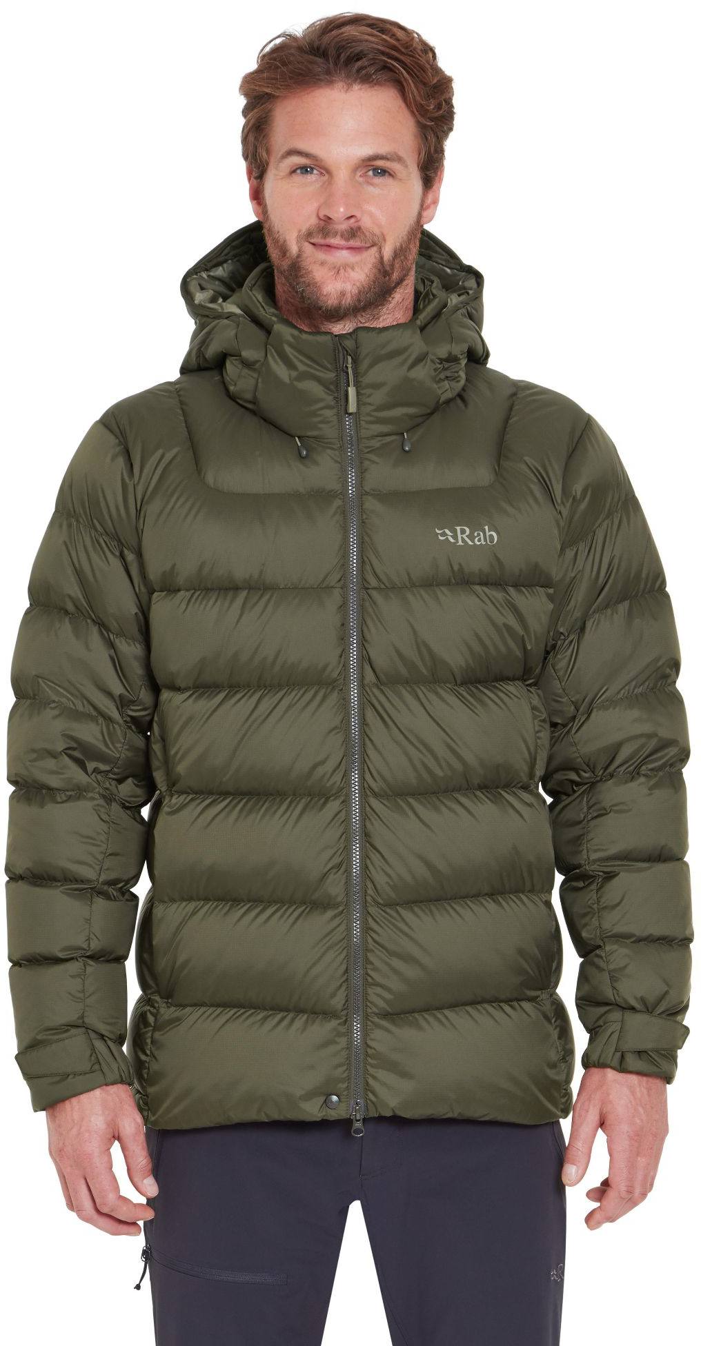 Rab Men's Ascent Jacket - Miesten untuvatakki Musta 12