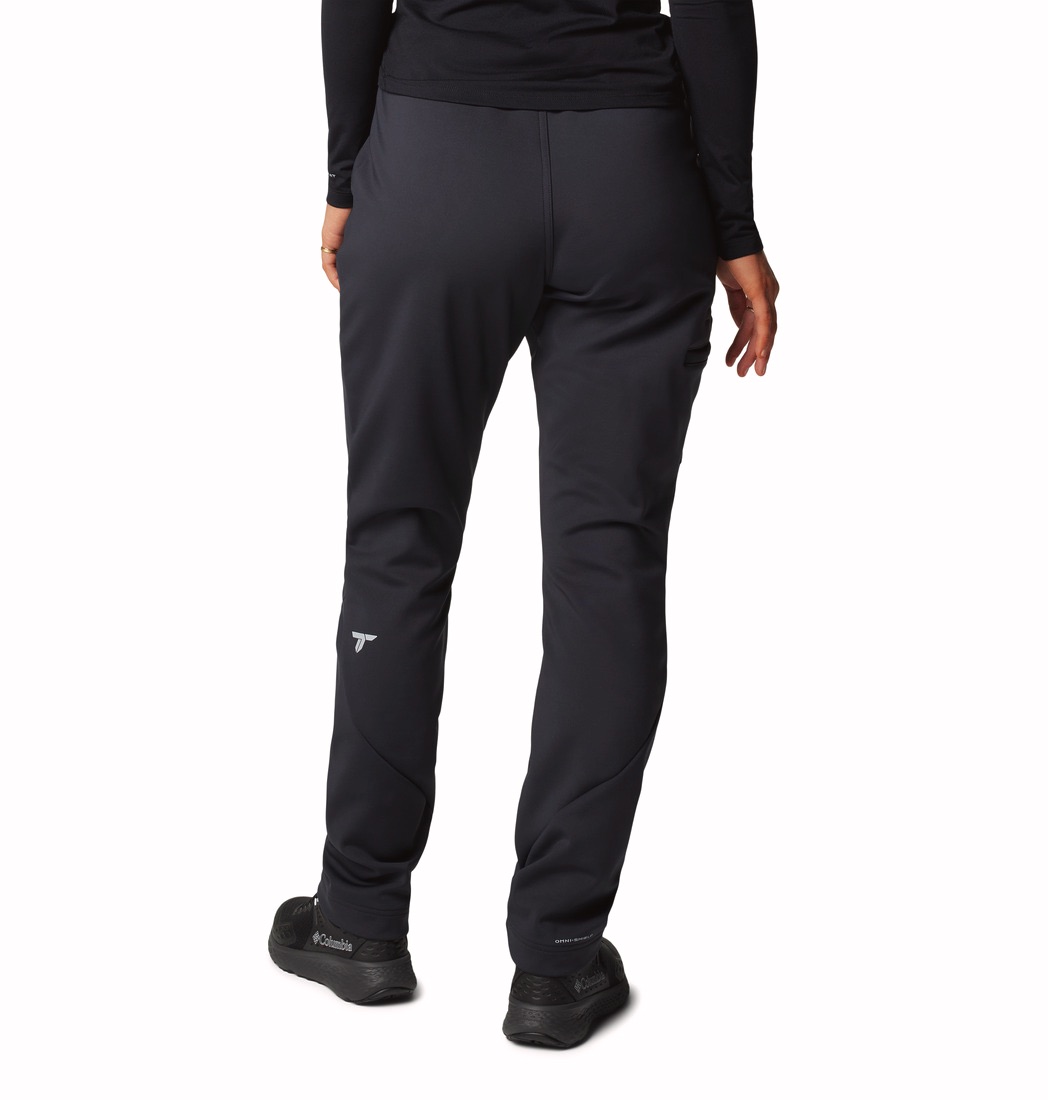 Columbia Women's Vast Canyon High-Rise Softshell Hiking Trousers Black 06