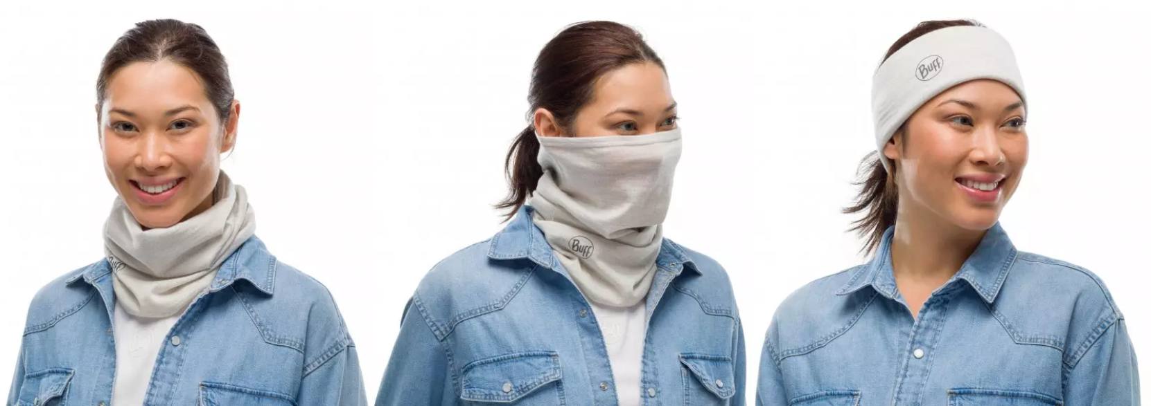 Buff Lightweight Merino Solid Cloud  02