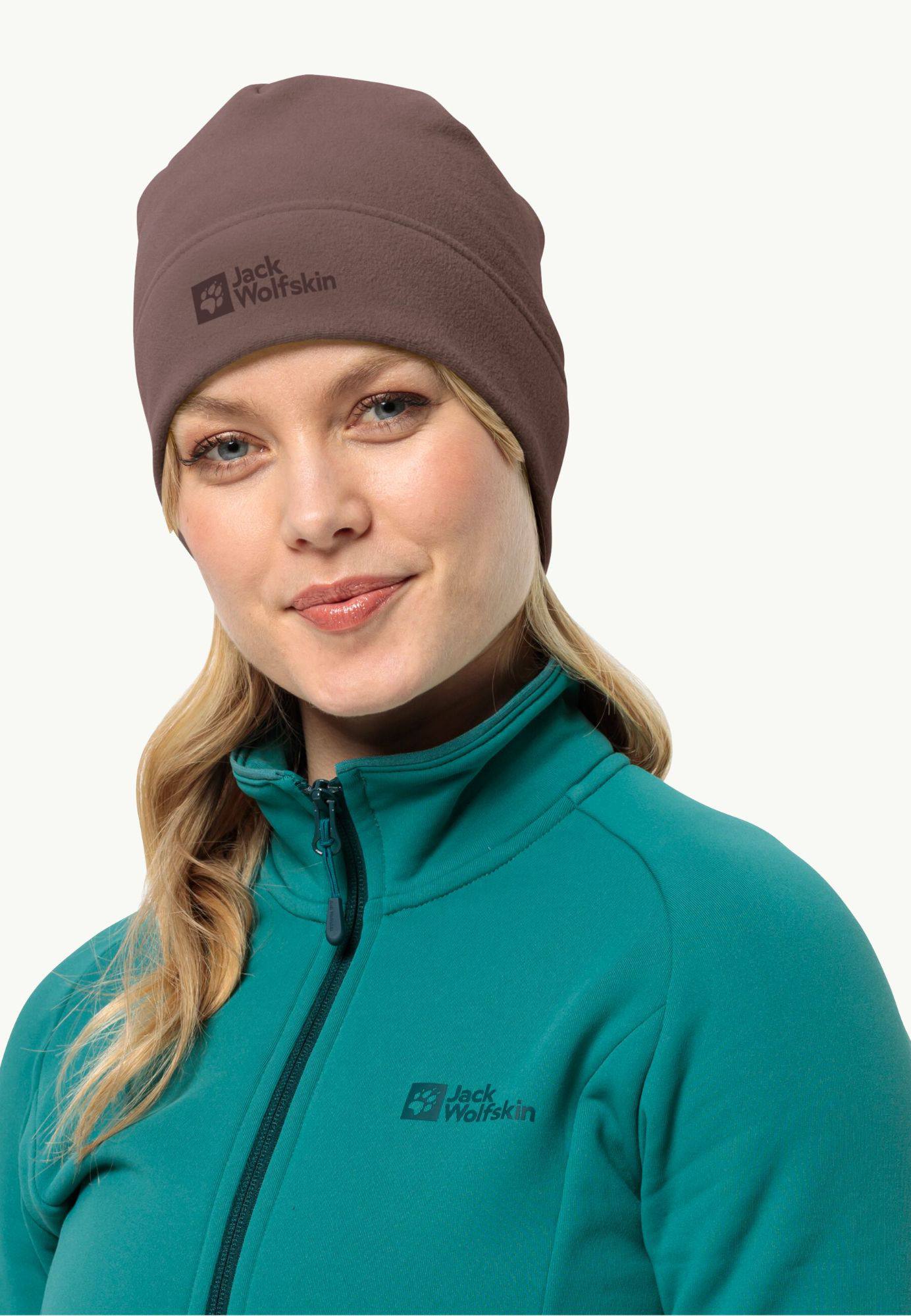 Jack Wolfskin Real Stuff Beanie Red Earth 02