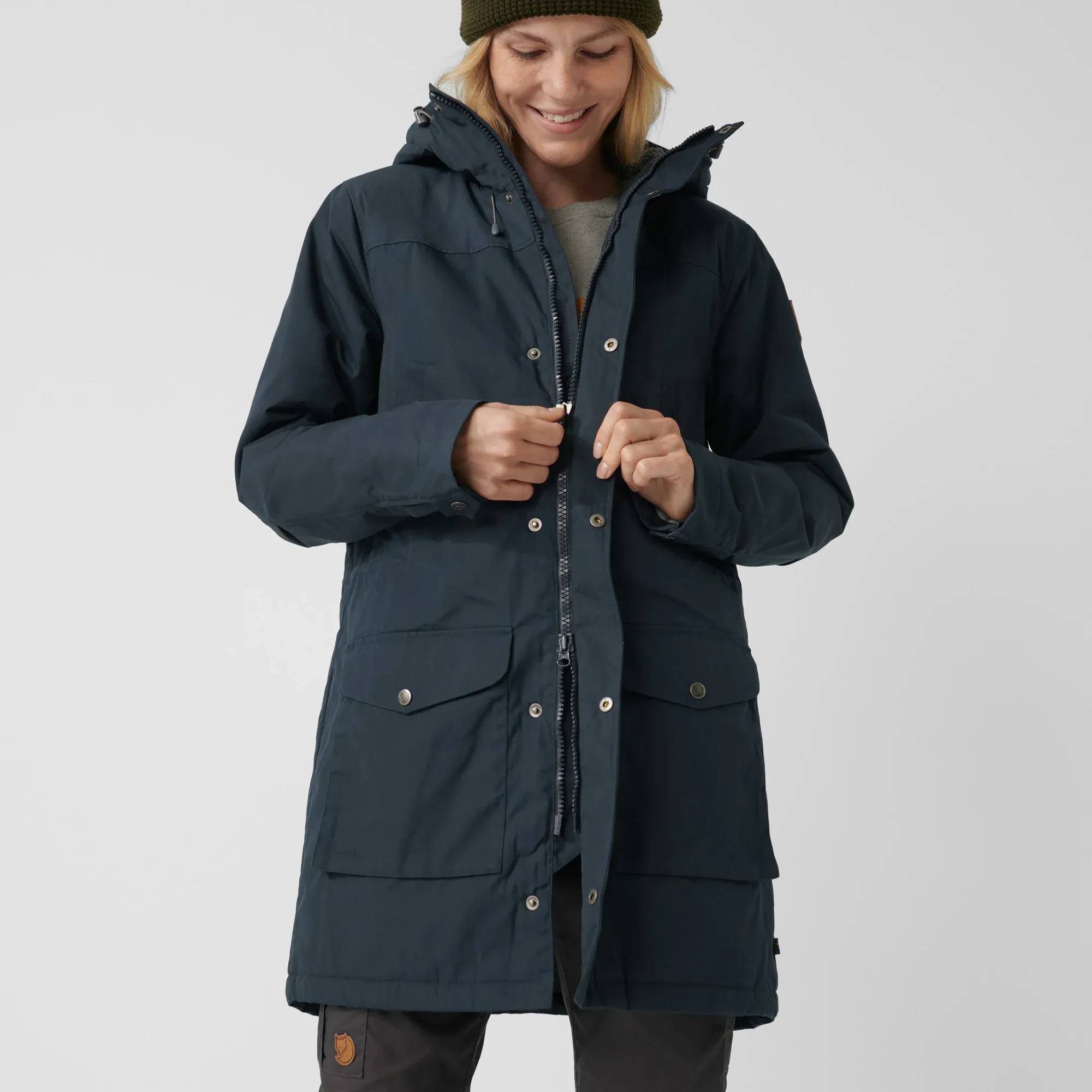 Fjällräven Greenland Winter Parka women Dark navy 08
