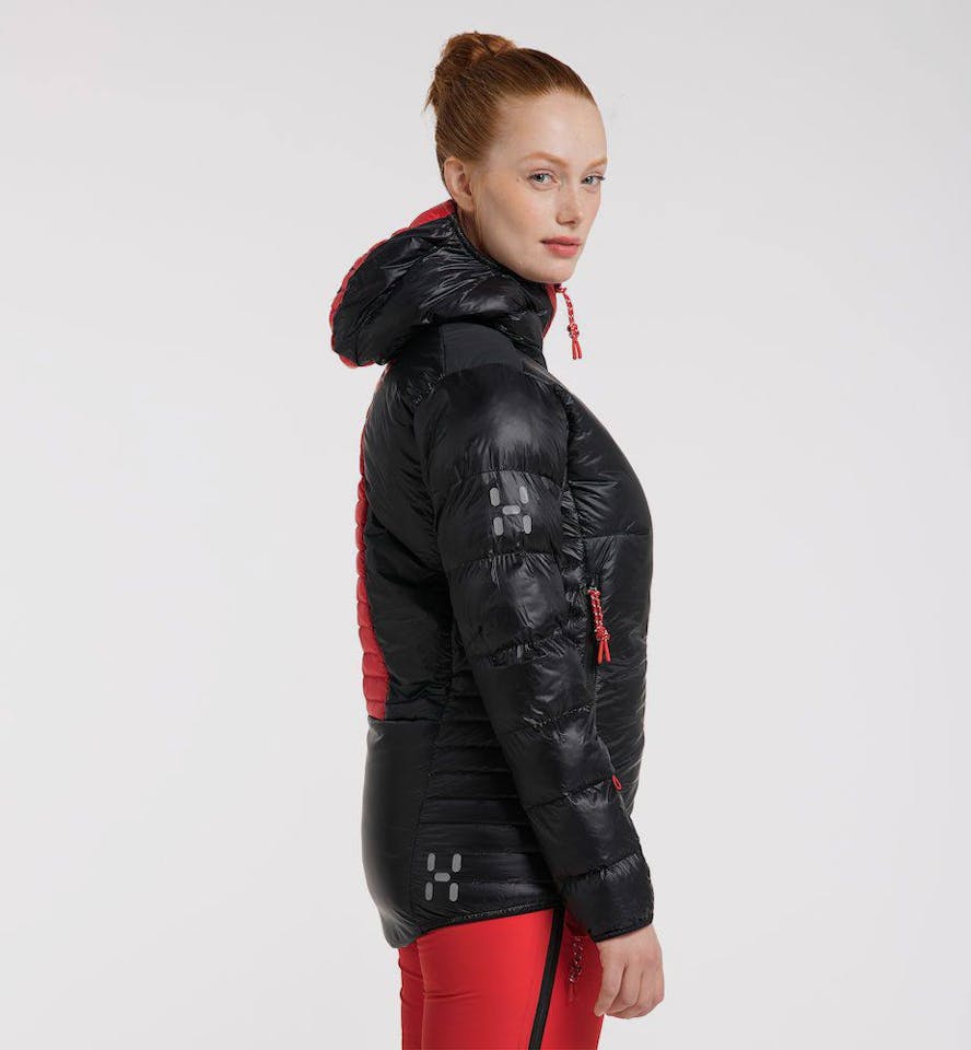 Haglöfs Women's L.I.M ZT Down Jacket Black / Red 10