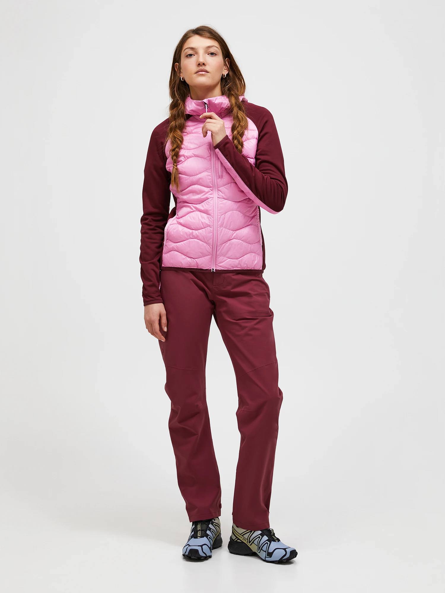 Peak Performance Women's Helium Down Hybrid Morning Dew / Obscure 05