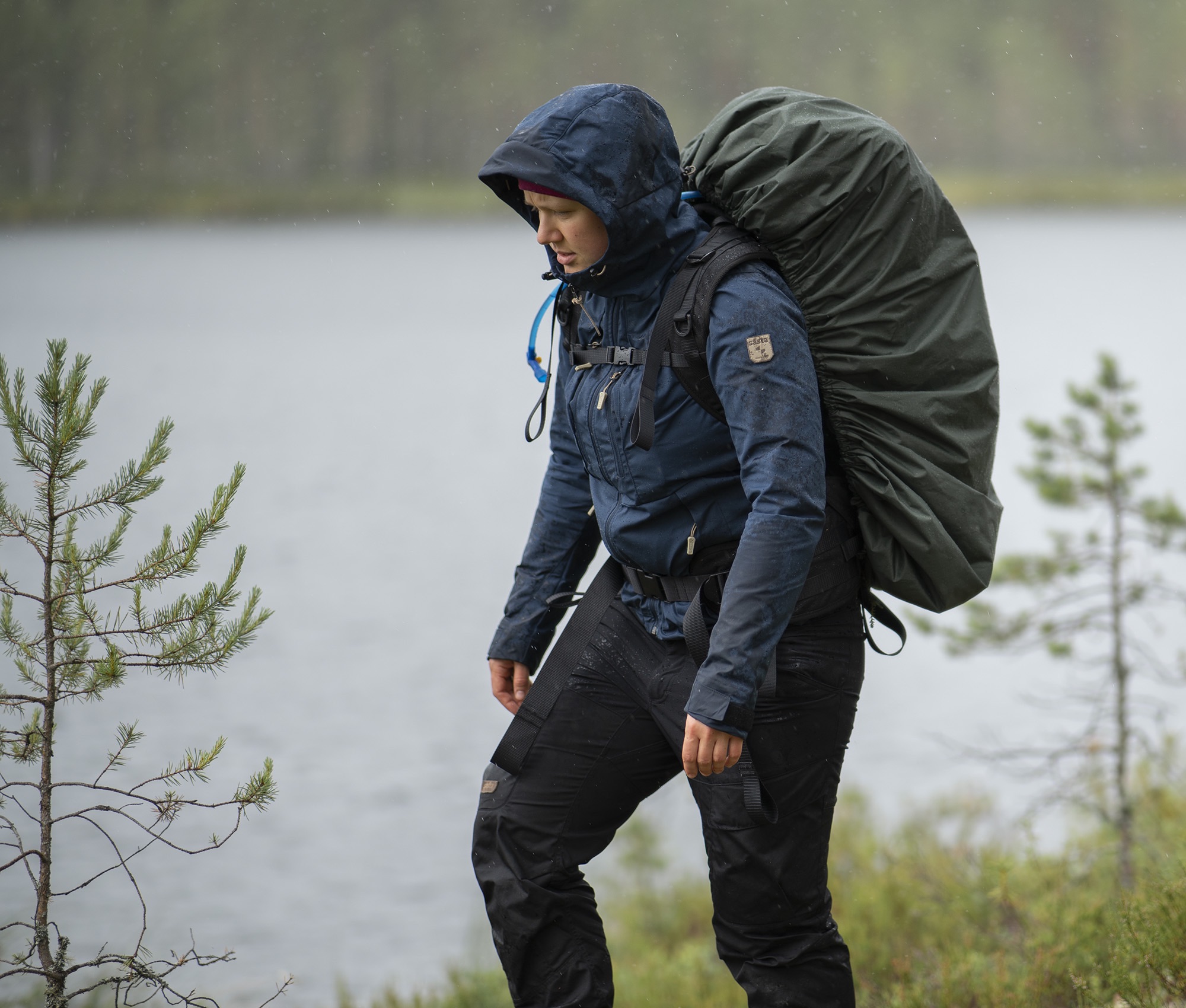 Savotta Backpack Cover 80L / L Green 04