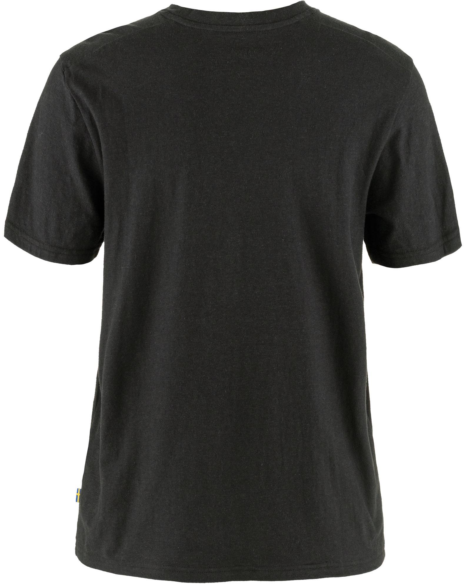 Fjällräven Women's Hemp Blend Tee Musta 02