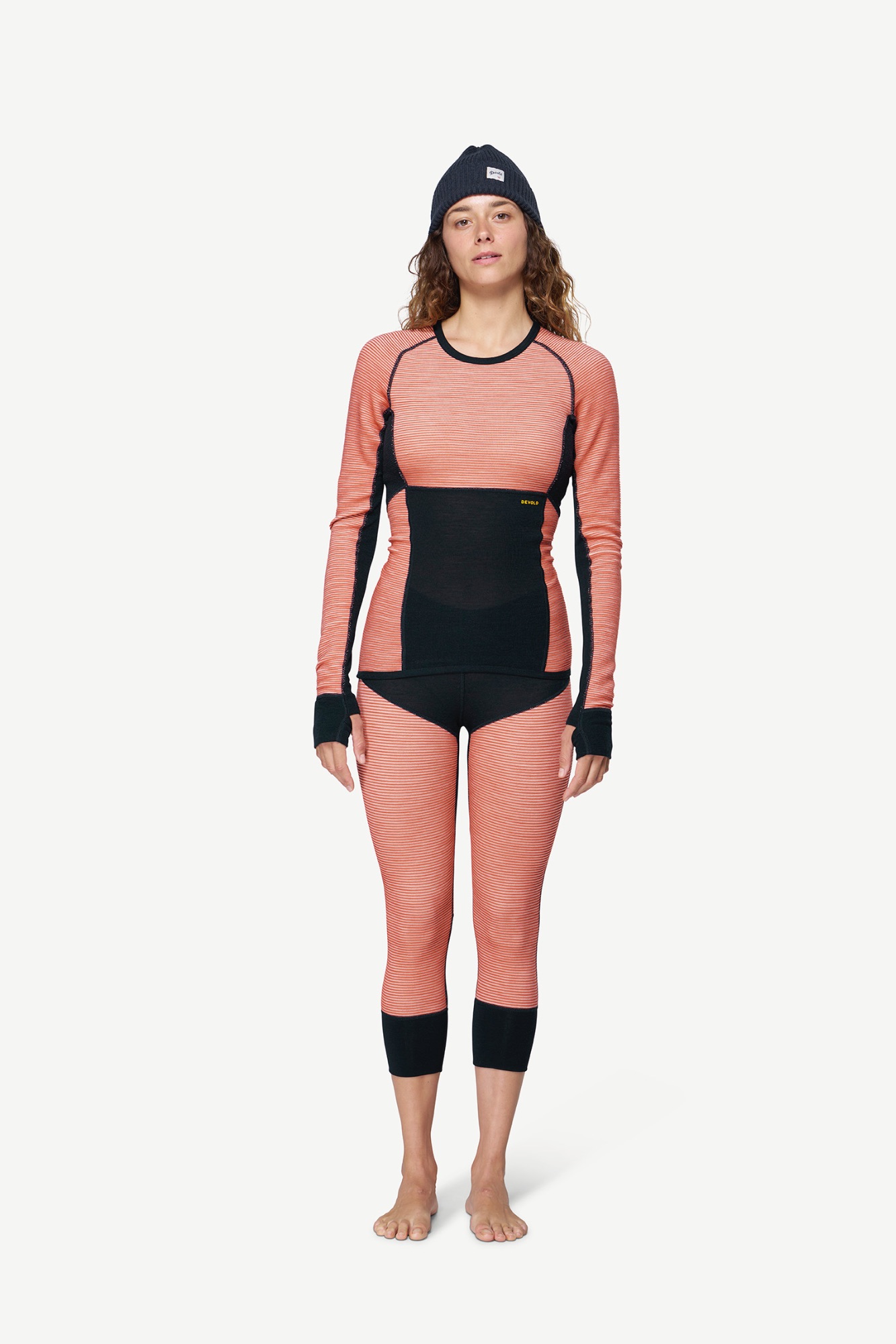 Devold Women's Tuvegga Merino 3/4 Coral 06