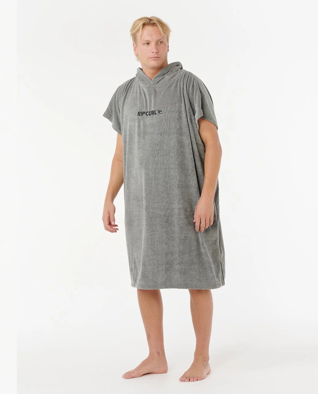 Rip Curl Brand Hood Towel Olive 02