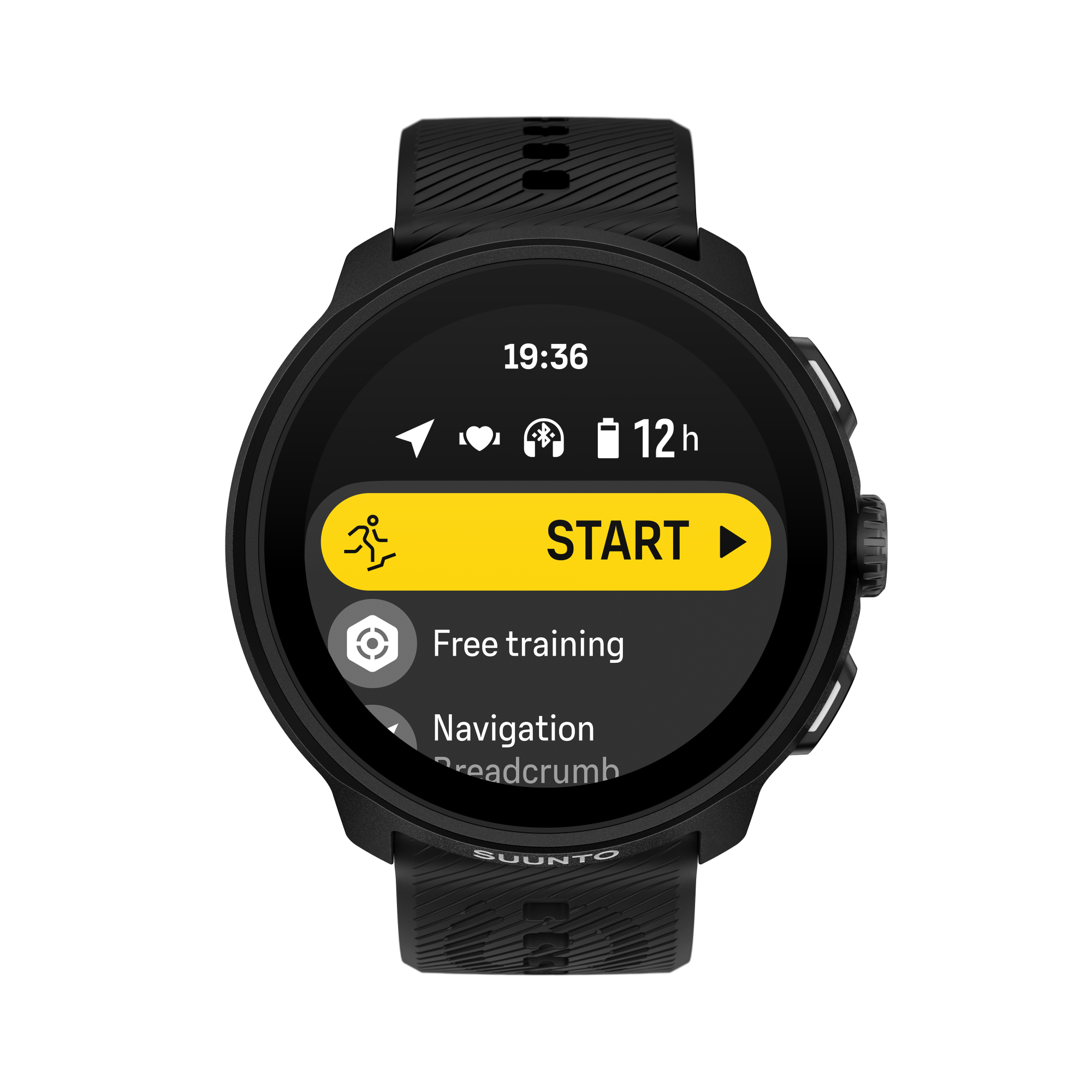 Suunto Run All Black With Silicone Strap  03
