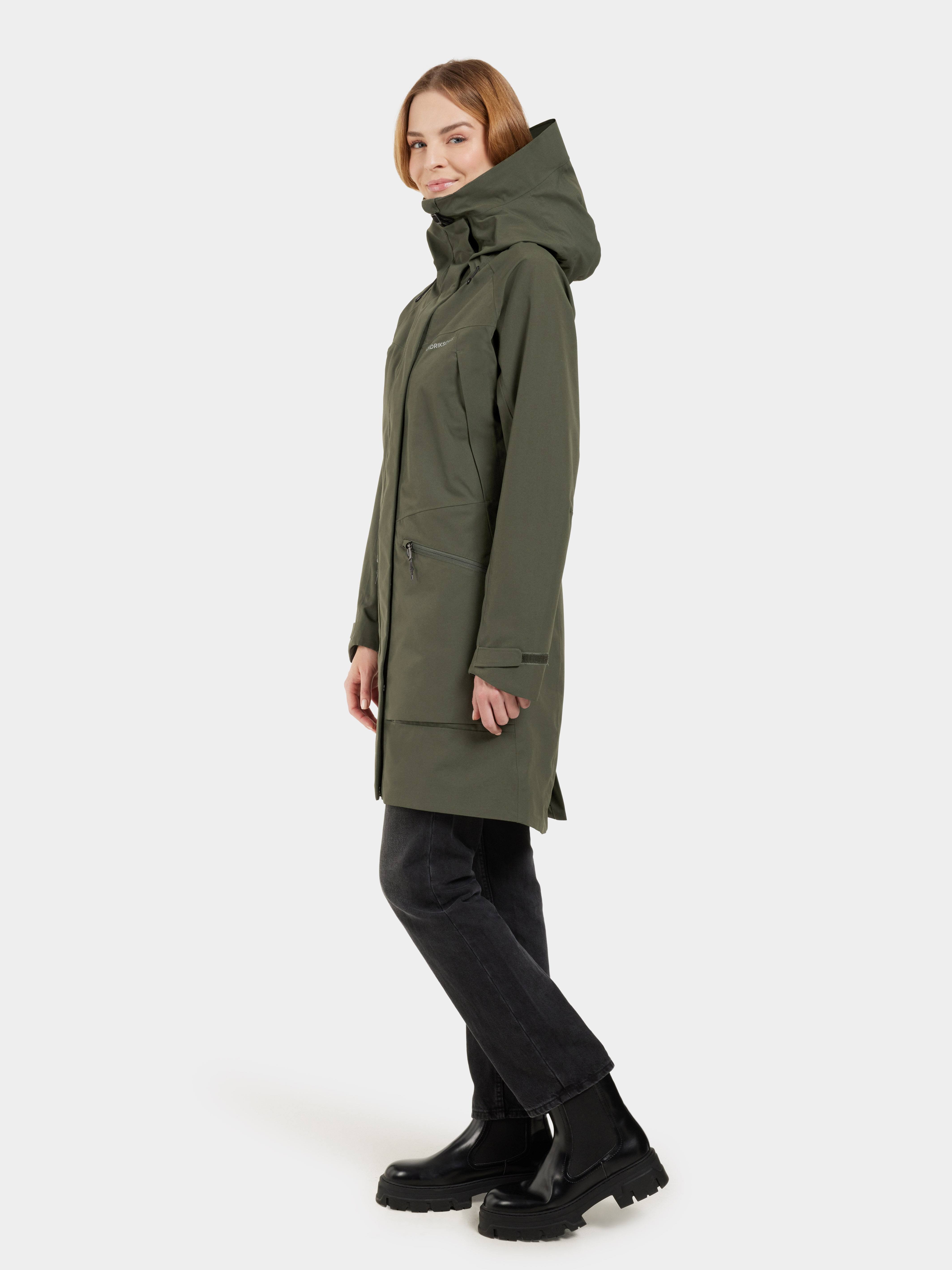 Didriksons Women's Ilma Parka 8 Deep Green 02
