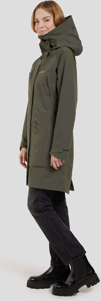 Didriksons Women's Ilma Parka 8 Deep Green 02