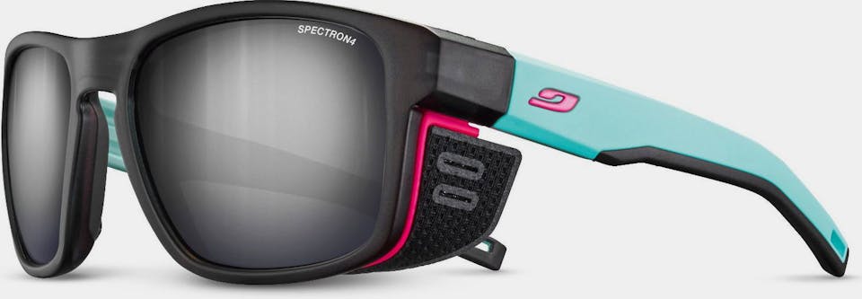 Julbo Shield M Matt Translucent Black/Light blue/Pink  01