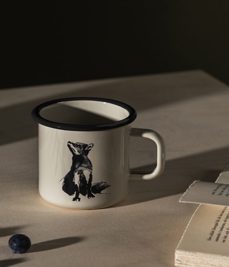 Muurla X Teemu Järvi Red Fox Enamel Mug  03