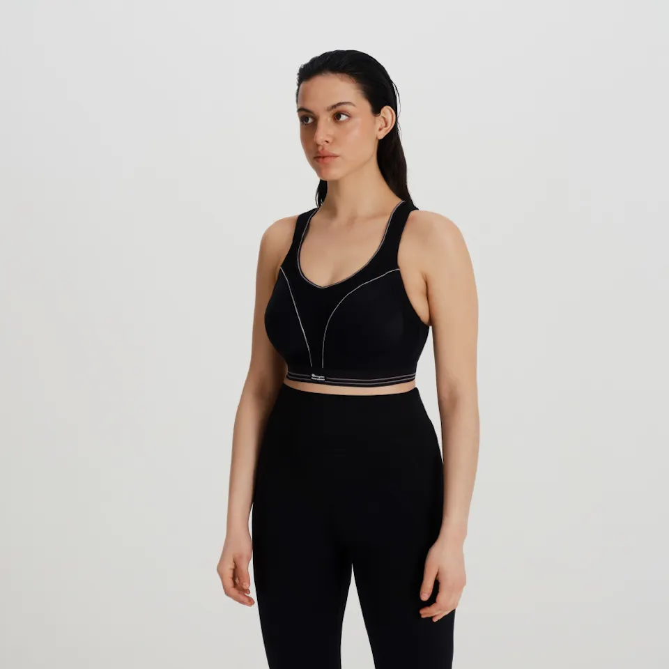 Shock Absorber Ultimate Run Bra D-cup Black / Silver 03