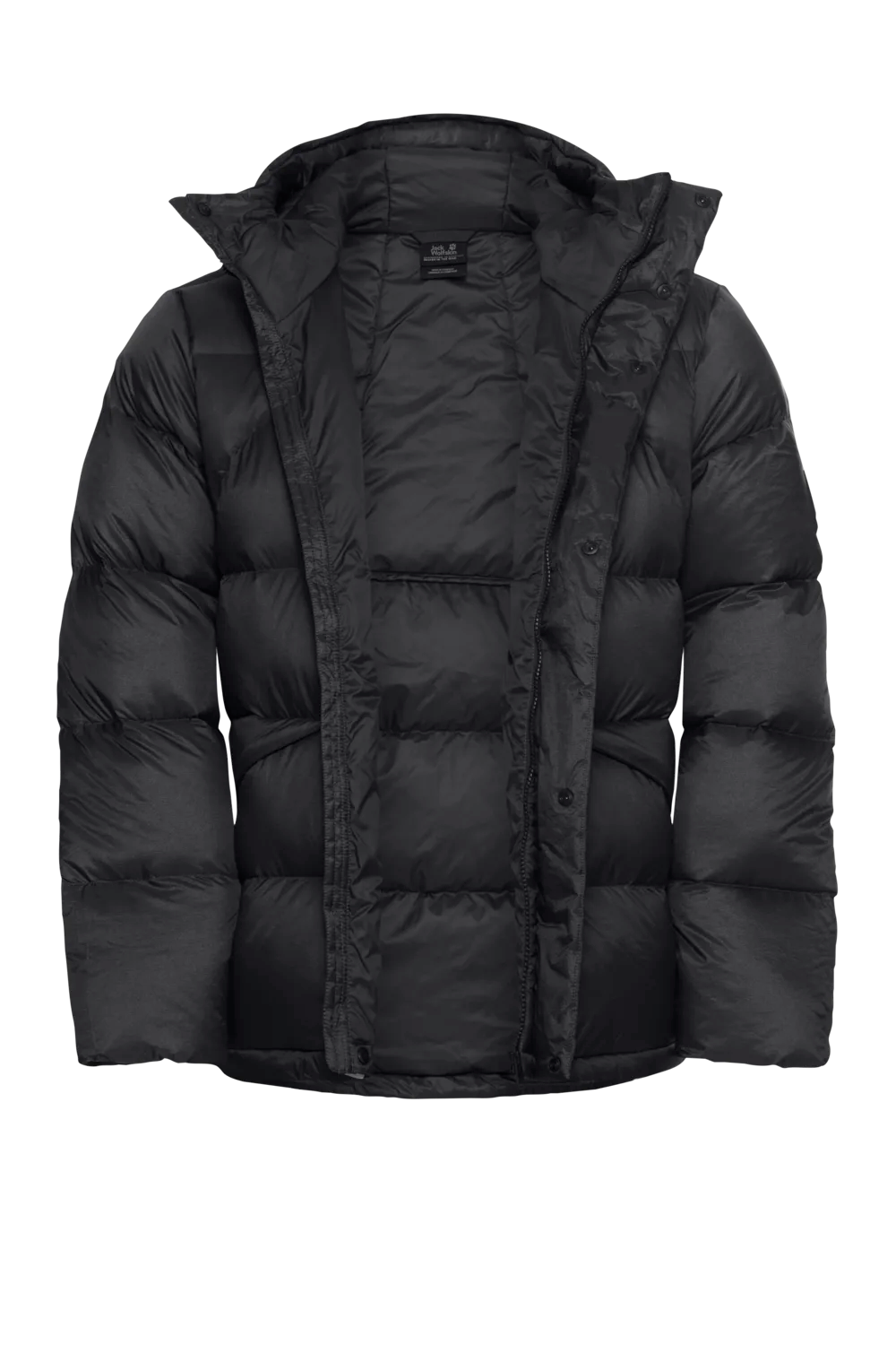 Jack Wolfskin Men' Icy Hill Down Jacket - Miesten untuvatakki Musta 03