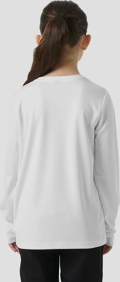 Helly Hansen Junior's Tech Long Sleeve Crew White 03