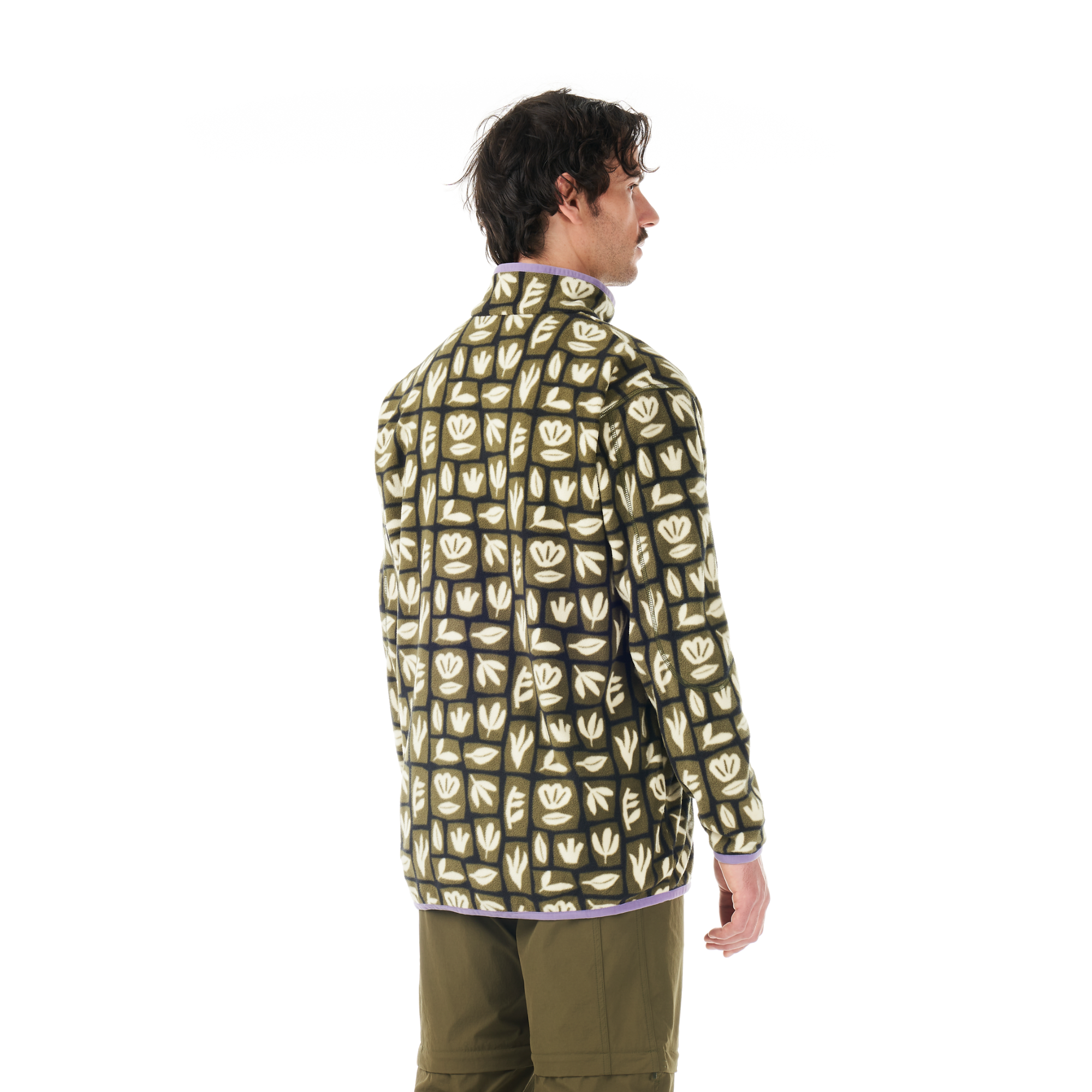 Picture Organic Clothing Men's Inaria 1/4 Fleece Cedar 03