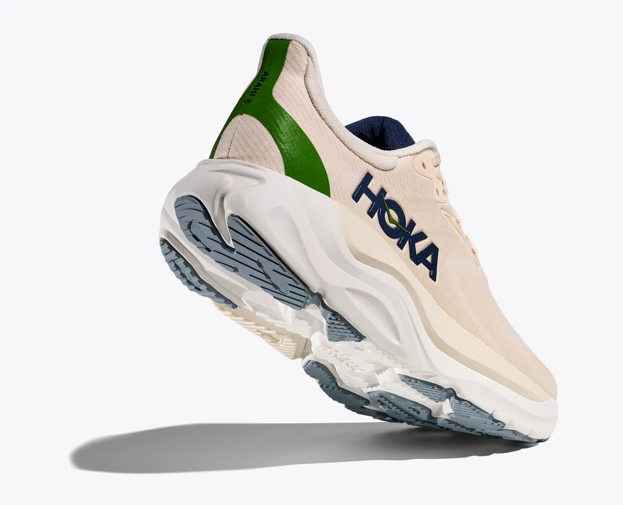 Hoka Men's Arahi 8 Alabaster / Birch 04