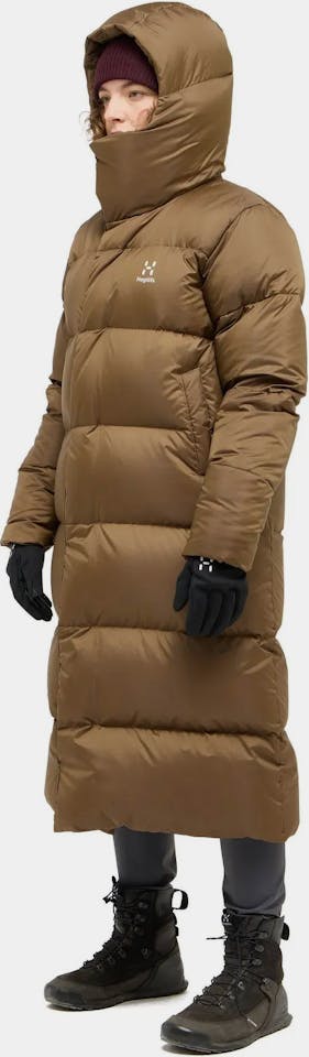 Haglöfs Women's Long Down Parka Teak Brown 06